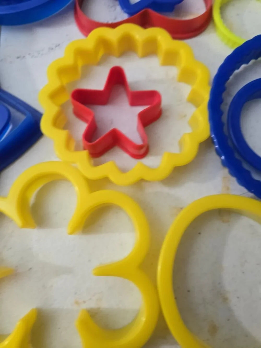 Cookie Cutters Lot 17 Plastic Assorted Shapes #1
